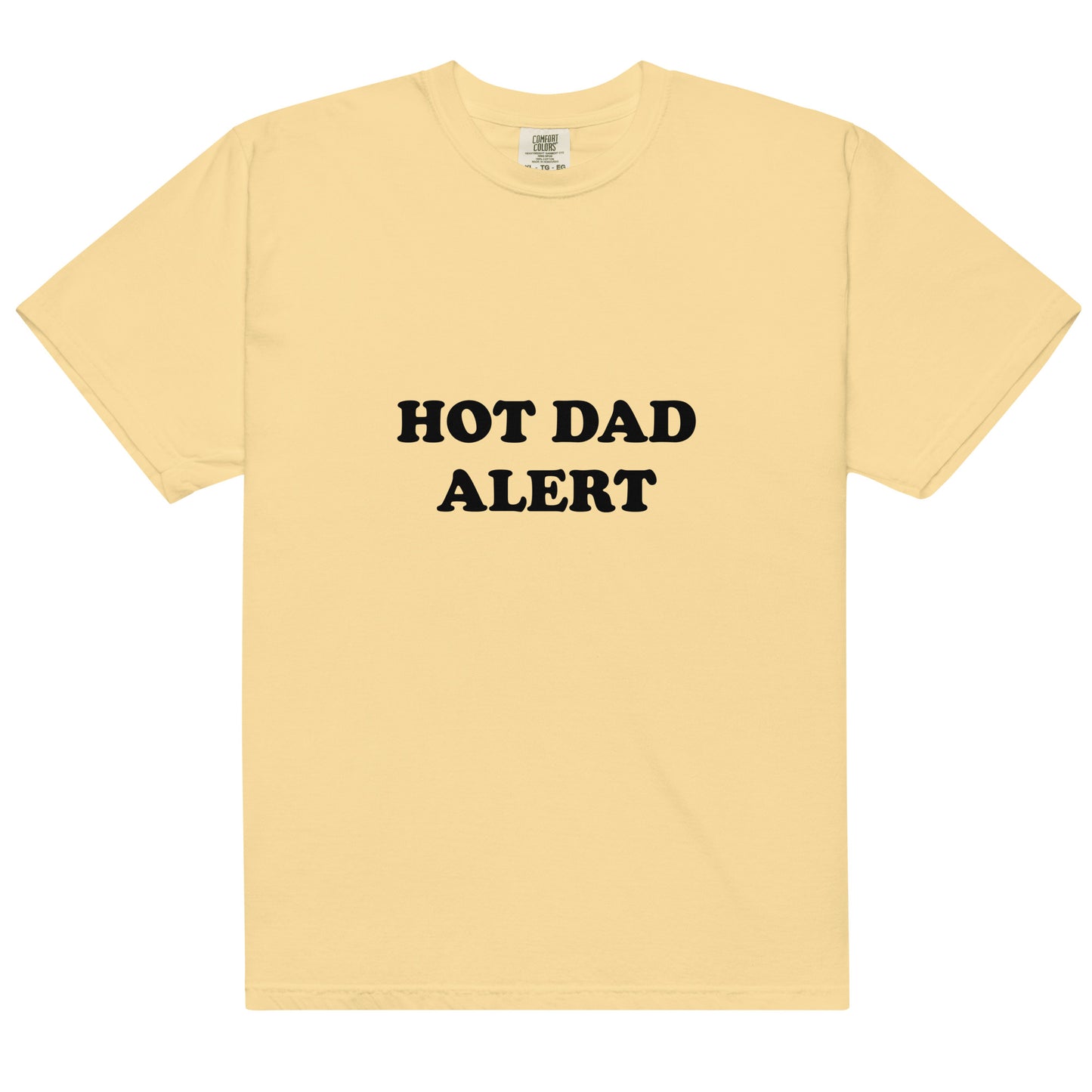Hot Dad Alert Printed Tshirt